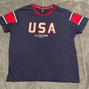 90s Vintage US Polo Assn. Retro USA FIFA futbol America soccer Olympics Men’s XL